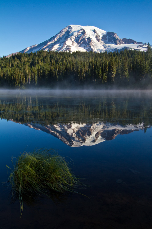 Mount Rainier Reflected In Reflection Lake